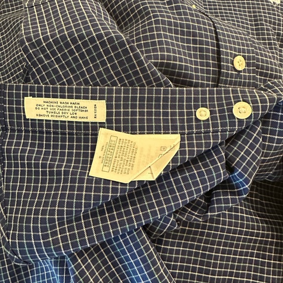 Brooks Brothers Regent Button Down, Blue Check Print, Medium - Picture 5 of 6